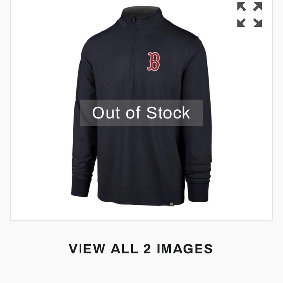 ⚾️ NWT RED SOX 3/4 zip - Picture 3 of 9